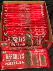 lot 189 image: Hersheys Milk Chocolate Santas Box of 16 Best&nbspBy 092024