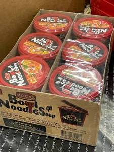 lot 309 image: Bowl Noodle Soup Box of 12 Spicy Beef Flavor&nbspBest&nbspBy 12252023