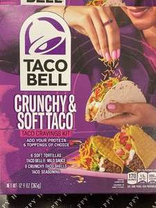 lot 322 image: Taco Bell Cruchy and soft Taco Kit 5 boxes&nbspBest&nbspBy 03102024
