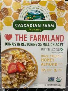 lot 353 image: Buzz Crunch Honey Almond Organic Cereal 8 Boxes&nbspBest&nbspBy 10142023