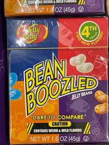 lot 401 image: Bean Boozled Jelly Beans 24 X 1.6oz Boxes