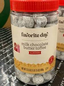 lot 490 image: Milk Choc Butter Toffee Almonds 5 1 pound tubs Best by 09142024