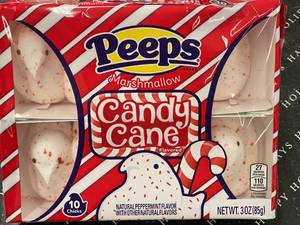 lot 644 image: Peeps Candy Cane Marshmallows 6 Boxes of 10 Best by 062024