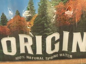 lot 655 image: Origin Spring Water 24 Pack 15.2oz bottles Best by 06302023