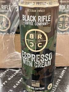 lot 766 image: Black Rifle Coffee Esspresso with cream 12 Pack