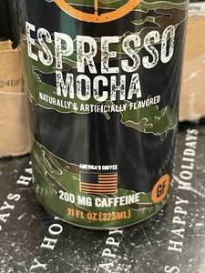 lot 903 image: Black Rifle Esspresso Mocha 12 Pack Cans Best by 01282024