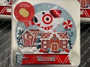 lot 919 image: 5 Tins of Bullseye Sugar Cookies Best by 03012024