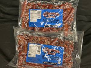 lot 73 image: Wis Maid Beef Sausage snack pieces 2 X 28oz bags&nbspBest&nbspBy 04032024