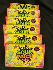 lot 108 image: Sour Patch Kids Watermelon 6 Boxes 3.5oz each (8888)&nbspBest&nbspBy 11282023