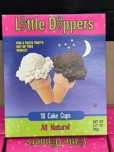 lot 571 image: Little Dippers Ice Cream Cones 18 cake cups per box 12 Boxes Best by 02012024