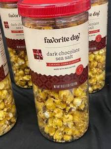 lot 78 image: Dark Choc Sea Salt Caramel Corn Clusters 4 X 1lb 2oz Tubs (2222)&nbspBest&nbspBy 09032024