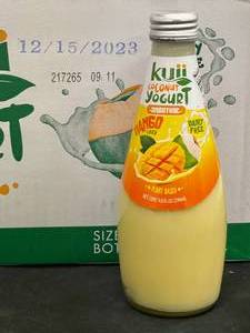 lot 437 image: Kuii Coconut Yogurt Smoothie 12 Pack Best by 12152023