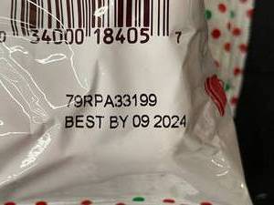 lot 211 image: Hersheys Peppermint Bark Bells 5 Bags&nbspBest&nbspBy 092024