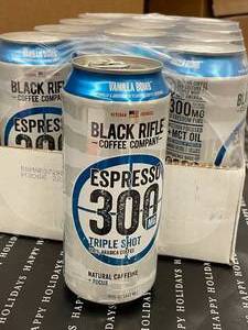 lot 251 image: Black Rifle Coffee Triple Shot Vanilla bomb 12 pack 16oz cans&nbspBest&nbspBy 03072024