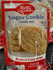 lot 359 image: Betty Crocker Sugar cookie mix 9 pouches&nbspBest&nbspBy 09052024