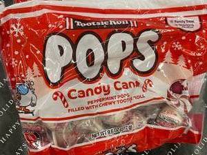 lot 517 image: Tootsie Roll POPS Candy Cane 4 Bags
