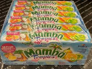 lot 725 image: Mamba Tropical Box of 24 Sealed Best by 08312024