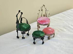 lot 106 image: Whimsical Pop Can Doll Furniture