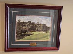 lot 70 image: Augusta National Hole Thirteen & Eleven Roy Mandell Prints