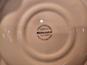 lot 151 image: Stonehenge Tableware Midwinter Pattern