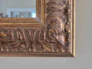 lot 38 image: Elegant Gold Gilt Mirror A