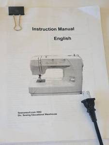 lot 74 image: Kenmore Electric Sewing Machine
