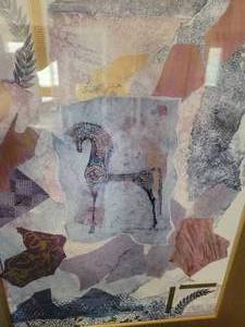 lot 44 image: Greco-Roman Mixed Media Collage Fine Art Print
