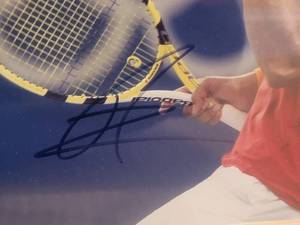 lot 19 image: AUTOGRAPH RAFAEL NADAL Tennis 22 Grand Slam Authenticated Commemorative Print
