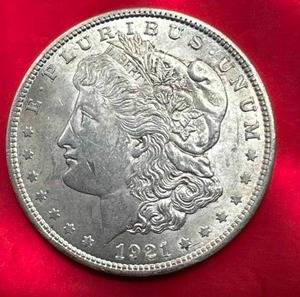 lot 14 image: 1921 Morgan Silver Dollar