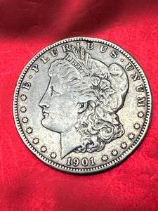 lot 18 image: 1901 Morgan Silver Dollar