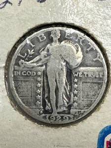 lot 33 image: 1929-S Standing Liberty Quarter