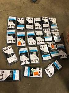 lot 4 image: Lot of Architectural Mailboxes Steel Mailbox 4x4 Adapter not used