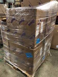 lot 7 image: Furniture of America Olala 5-Piece Light Walnut Solid Wood Queen Bedroom Set Mattress not included customer return