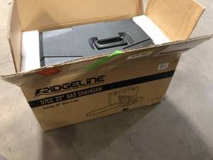 lot 12 image: RIDGELINE 22 in. 57 cc Gas Chainsaw with Case
