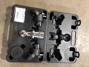 lot 35 image: CURT OEM Puck System 2-516 in. Gooseneck Ball & Safety Chain Anchor Kit for Ram