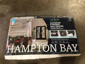 Hampton Bay 42,000 BTU Gold Gas Patio Heater Customer Returns See Pictures