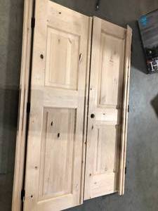 Krosswood Doors Interior Double Door Customer Returns See Pictures