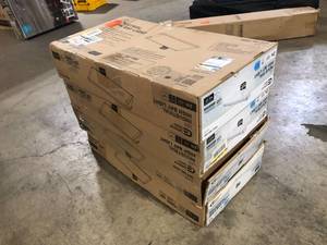 Lot of 4 Commercial Electric 2 ft. 400-Watt Equivalent 18,000 Lumens 171-Watts Integrated LED Dimmable White High Bay Light 120-277 Volt 5000K customer returns