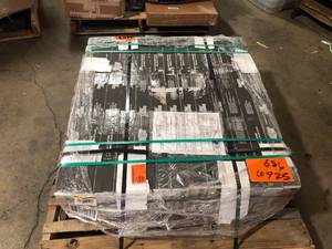Pallet with MSI Lanikai Driftwood 8 in. x 36 in. Matte Porcelain Wood Look Floor and Wall Tile (14 sq. ft.Case see pictures