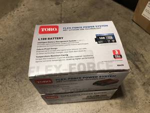 Lot of TORO 88620 Flex-Force Power System 60V Max 2.0 Ah Lithium-Ion L108 Battery Customer Returns See Pictures