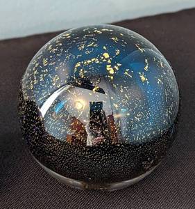 lot 31 image: Pair of Signed Art Glass Paperweights