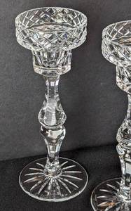lot 36 image: Tyrone Crystal Candleholders