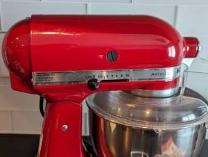 lot 49 image: KitchenAid Artisan Mixer and Attachments