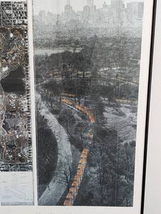 lot 67 image: Christo and Jean Claude The Gates Central Park Met Museum Exhibit Poster