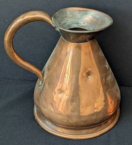 lot 69 image: Pair of Vintage Copper Pitchers