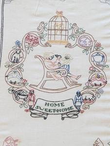 lot 85 image: Small Framed Cross Stitch Sampler