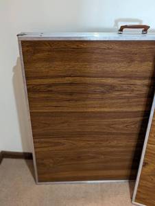 lot 101 image: Pair of Portable 6ft Folding Tables