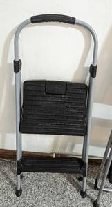 lot 104 image: Pair of Folding Step Ladders