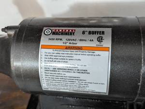 lot 105 image: Central Machinery 6 Buffer