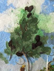 lot 133 image: Small Framed Paper Art by Steinson